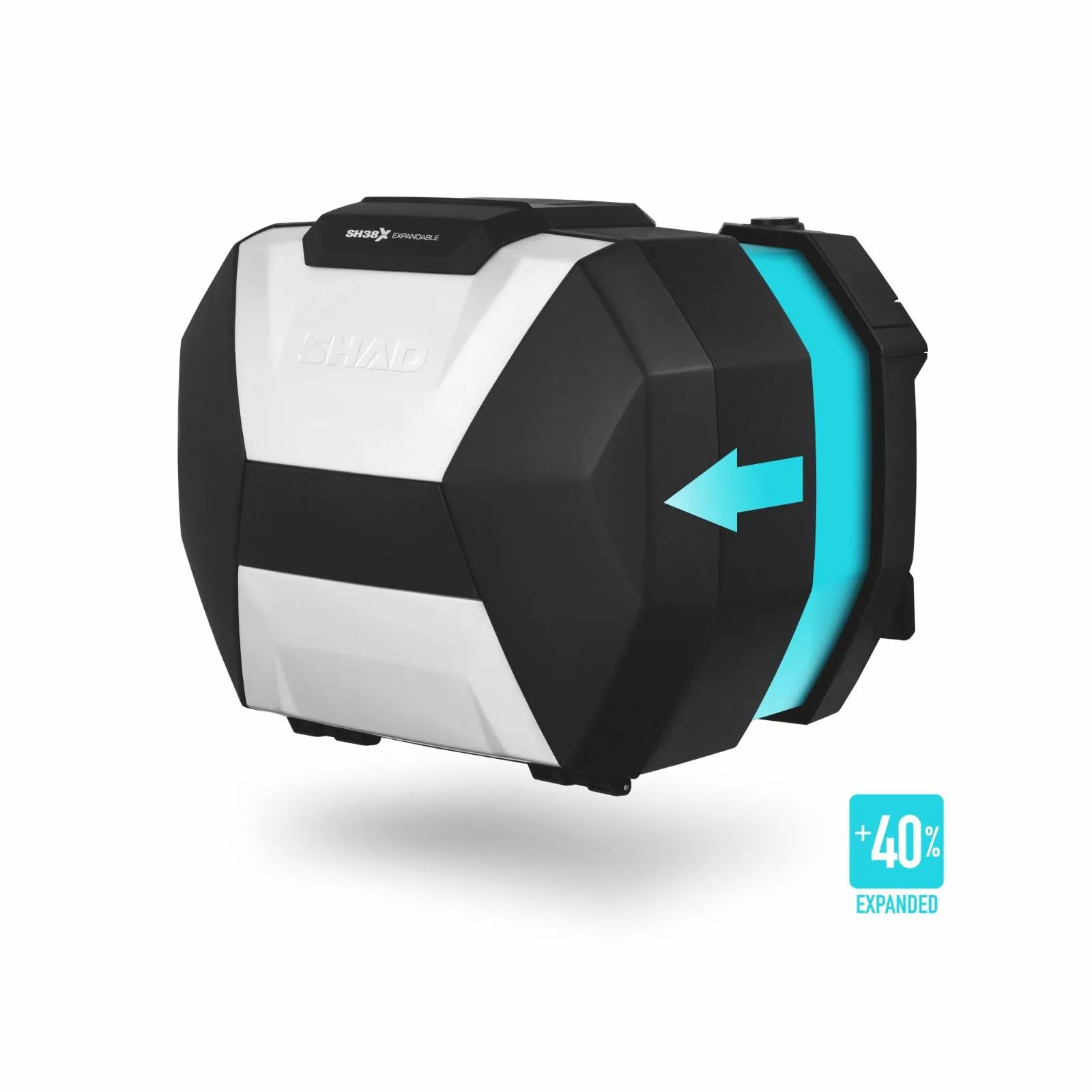 SHAD SH38-X ALÜMİNYUM YAN ÇANTA